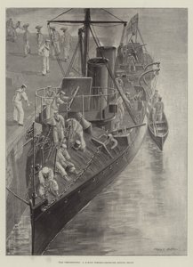 Krigsforberedelser, en 27-knobs torpedo-destroyer gør sig klar